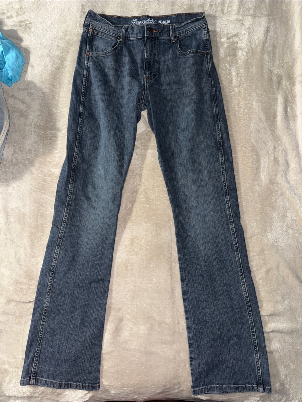 Wrangler Retro  Men's Dark Indigo Relaxed Boot Jean